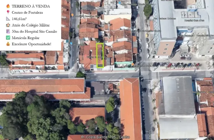 OPORTUNIDADE DE TERRENO NO CENTRO DE FORTALEZA!
