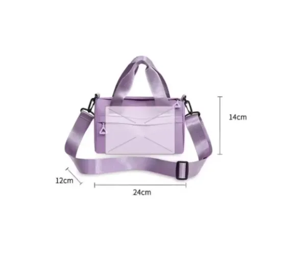 Bolsa Transversal Crossbody Pequena, Tecido impermeavel, linda, várias cores