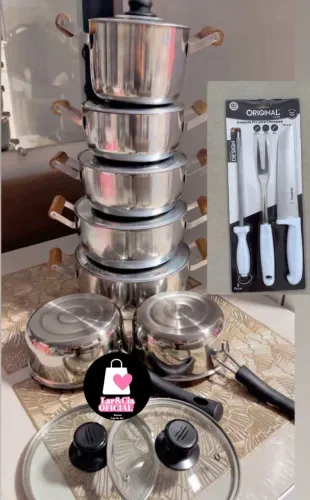 Kit Completo de Panelas + Churrasco