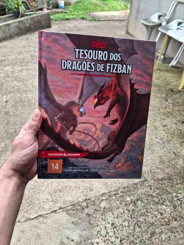D&D Tesouro dos Dragões de Fizban - Capa Dura - Português - Wizards NUNCA USADO