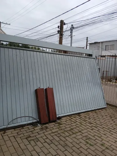 Portão de contra peso