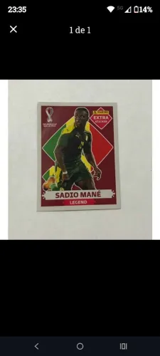 Figurinha legend mané