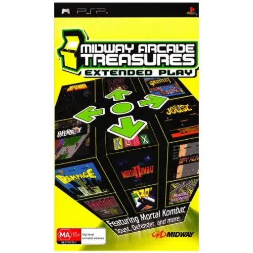 MIDWAY ARCADE TREASURES EXTENDED PLAY - PSP (MÍDIA FÍSICA UMD)