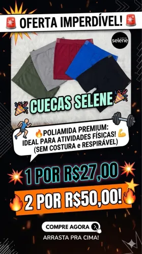 Cuecas em poliamida 