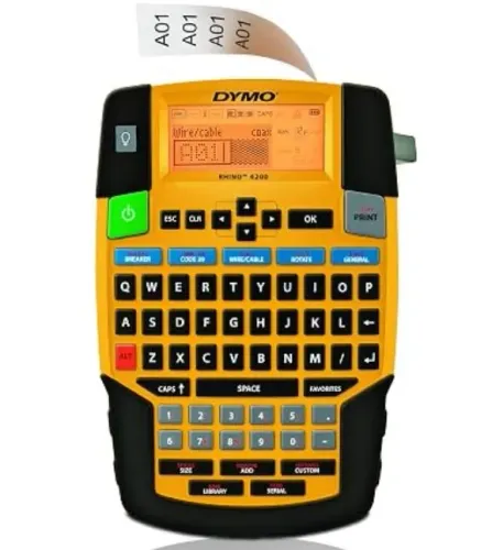 Rotulador Eletronico Dymo Rhinopro Indl 4200, Dymo, 1801611, Amarelo