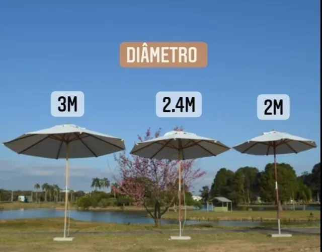 Ombrelone Premium a Partir de 469 - Fabrica em Curitiba Pronta Entrega