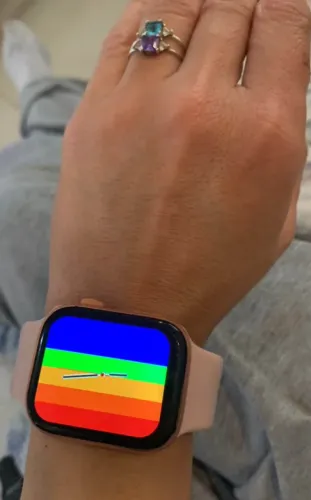 Smartwatch S8 Mini Rose Bluetooth Monitor Cardíaco