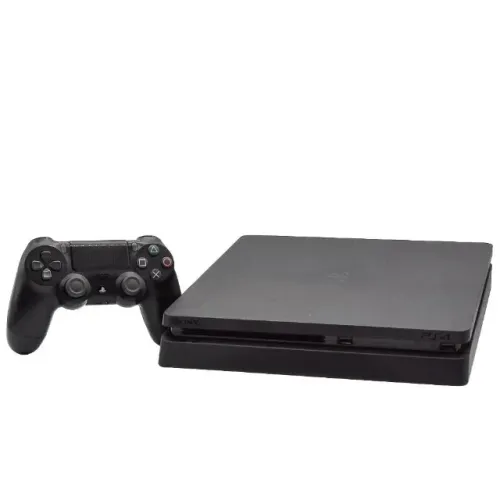 PS4 4 Slim + Caixa + Desbloqueado (Troco por PS5)