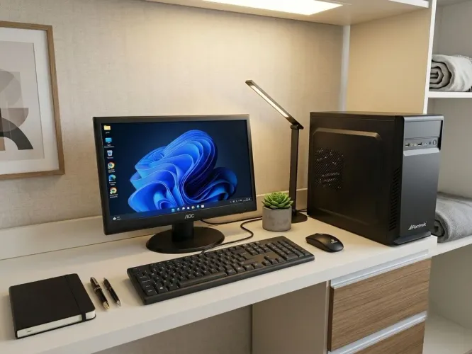 PC Desktop Completo - Intel Core i3, 8GB RAM - Pronto para Uso + BRINDES!
