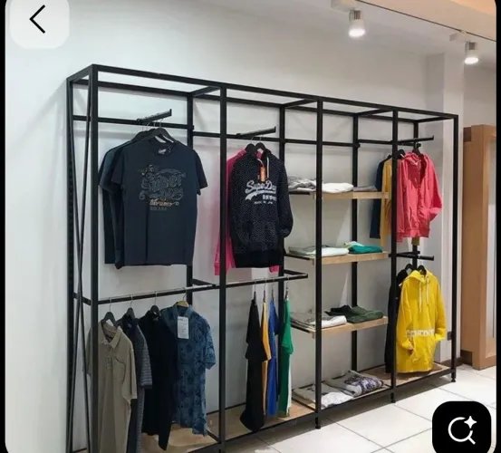Araras estilo industrial para lojas feito sob medida