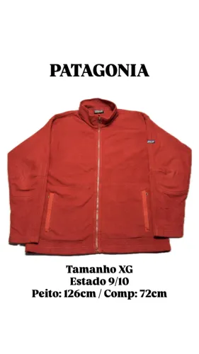 Fleece patagonia vermelho