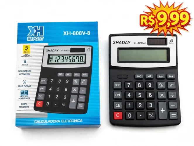 Venha adquirir sua nova calculadora para seu escritório ou uso escolar!!!!