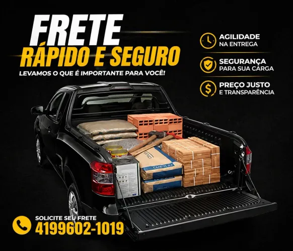 Frete 24 Horas com Camionete | Curitiba e Região<br><br><br><br>