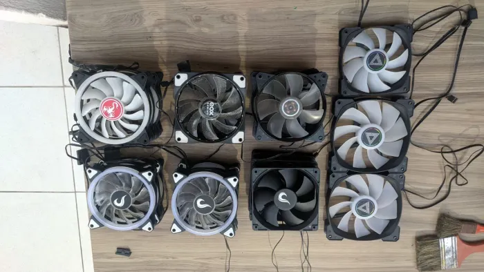 Kit 22 Ventoinhas Montech, Cooler Master, Rise Modelo!