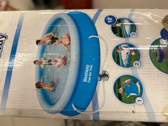 Piscina inflável 5377 l