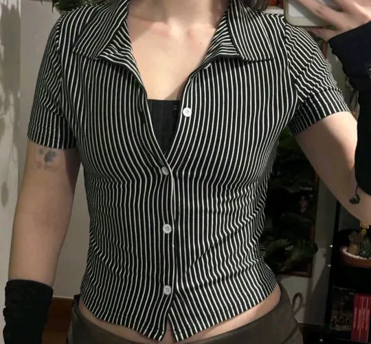 Camisa de botão