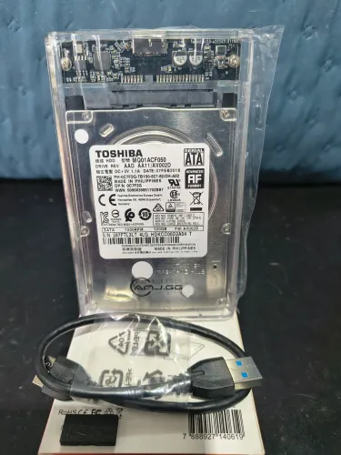 HD Externo 500 GB Toshiba 7.200 RPM C/ Cabo. USB 3.0. 100% Saudável - livre pra Testes