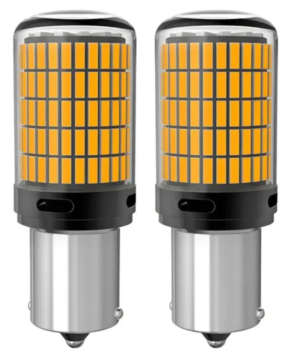 Par de Lâmpadas LED Laranja para Seta