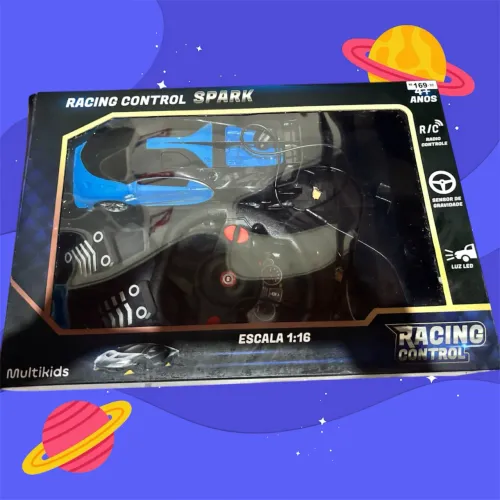 Carrinho de Controle MUITO RÁPIDO MultiKids.