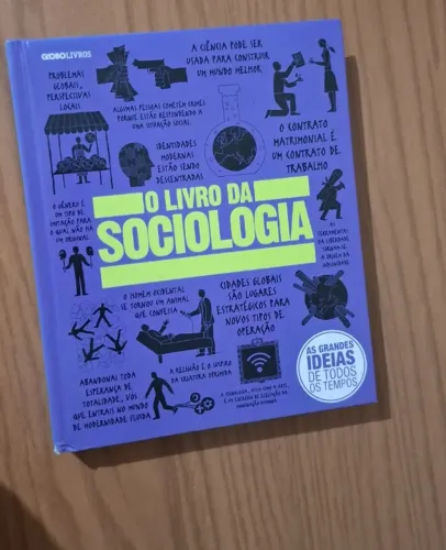 O livro da sociologia - capa dura | Livro de coleção