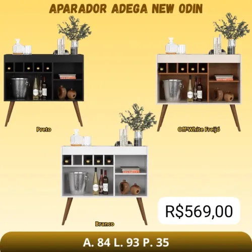 APARADOR ADEGA NEW ODIN