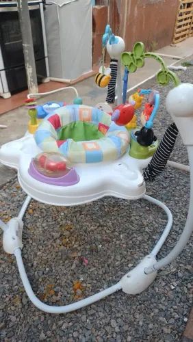 Jumper para bebê Fisher price brinquedo pula pula 