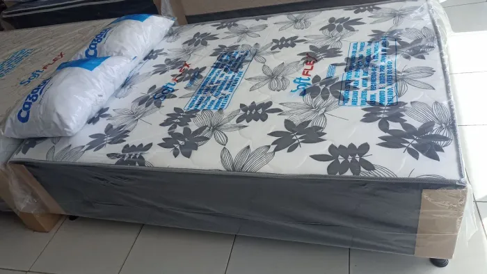 Cama Box Casal Espuma D28 -Frete Grátis e Entrega Imediata!!!