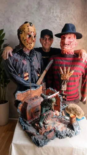 Busto Jason Voorhees, tamanho Real