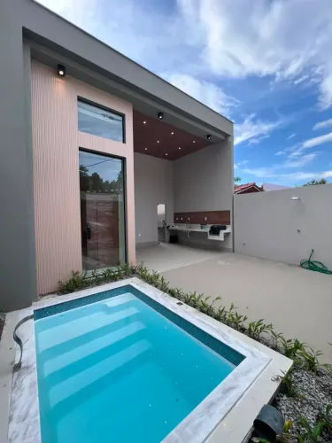 Residencial Bosque das Palmas 03 Suítes, todas com Closet/ Piscina com cascata/ 02 Vagas