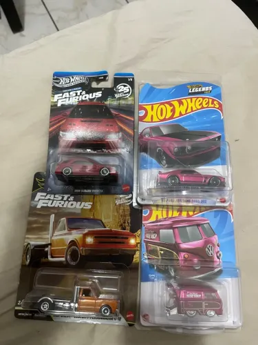 Lote hot wheels kool kombi legends + velozes e furiosos
