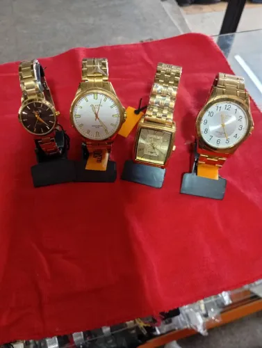 Relógios de pulso atlantant aprova d'água tenho masculino e feminino