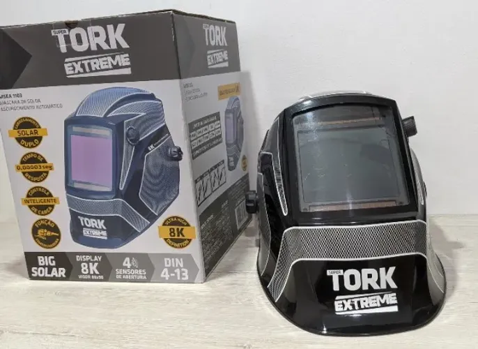 Mascara de Solda Super Tork Extreme 8K Msea-1103 Auto Escurecimento Profissional