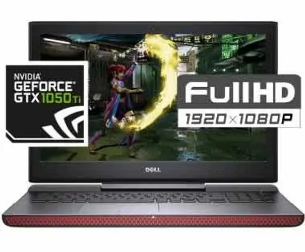 Inspiron 15 Gamming 7567, com processador Intel Core i7-7700HQ 7ª geração