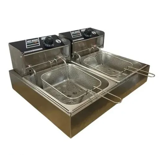 Fritadeira Elétrica 2 Cubas 10 Litros 220v