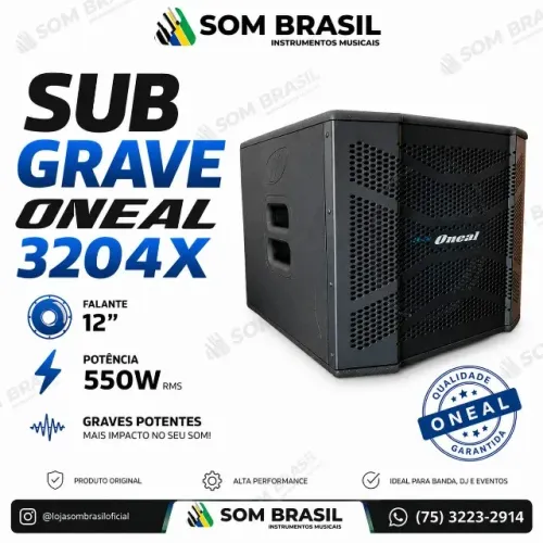 Caixa Oneal Sub Ativo Opsb-3204x-pt Opsb3204x