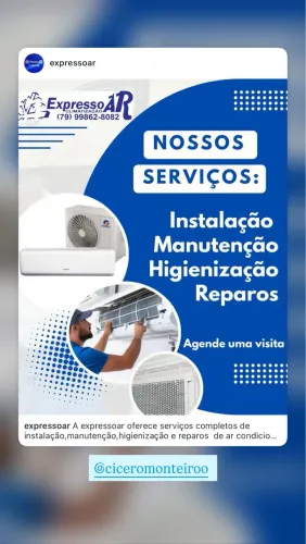 Instalação e manutenção de ar condicionado 