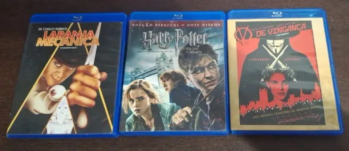 3 filmes em Blu-Ray