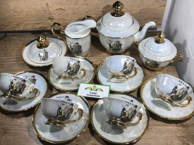 Conjunto de Chá Vintage ARS Bohemia