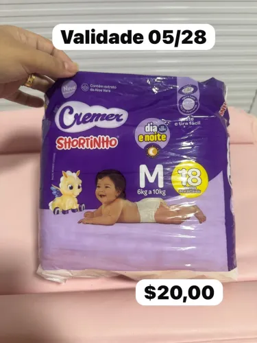 Fraldas descartáveis para bebê 