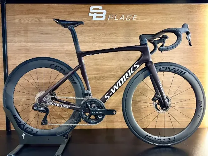 Specialized S-Works Tarmac SL7 Speed Tam 54 Dura Ace Di2 Roval Rapide CLX 7,3kg Seminova
