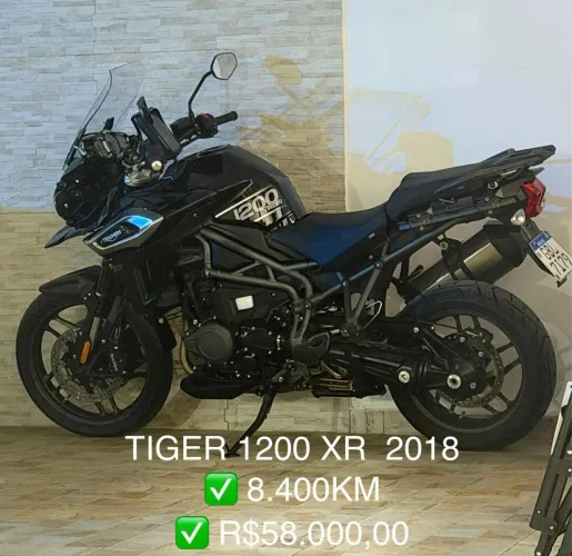 Tiger 1200 com KM muito baixo