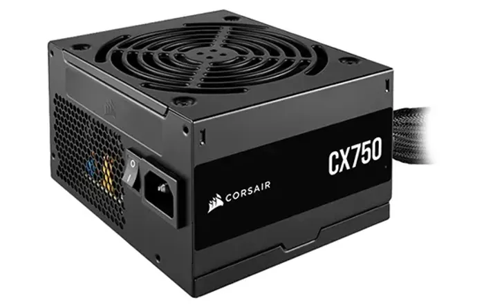 Fonte Corsair CX750, 750W, 80 Plus Bronze, PFC Ativo, ATX