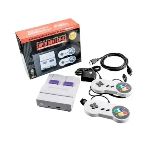 Console Super Mini Sn-02 821 Jogos Retro | Console de Videogame Nunca