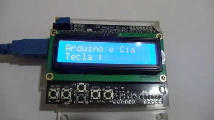arduino Shield Escudo Teclado + Lcd 1602