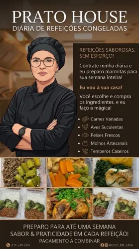 Está cansada de cozinhar? Tá sem vontade de ir pra cozinha? Sem ideias? Eu sou a solução!