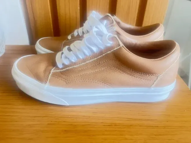 Tenis Vans old skool caramelo/marrom tam 37