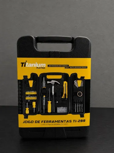 Jogo de Ferramentas Titanium TI-200 - 200 Peças