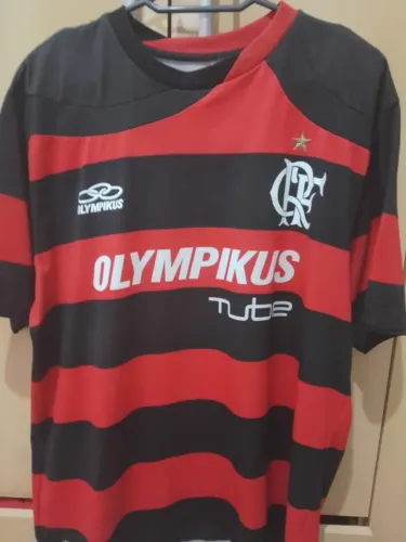 Camisa flamengo olympikus Adriano imperador 