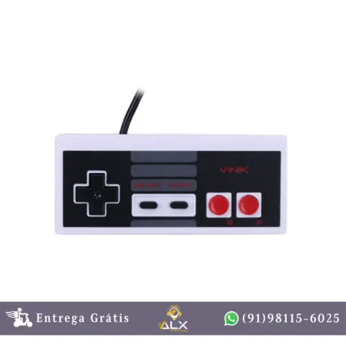 Controle para Pc Com Fio Usb Modelo Nes *ENTREGA GRÁTIS*