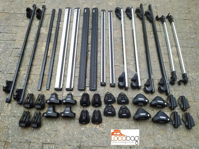 Locação de Racks de teto para carro: Thule, Projecar, Kiussi, Eqmax